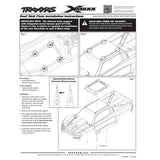 X-Maxx Roof Skid Plate, Blue