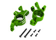 TRA7836-GRN 7836-GRN Aluminum Steering Blocks, Left/Right, Green