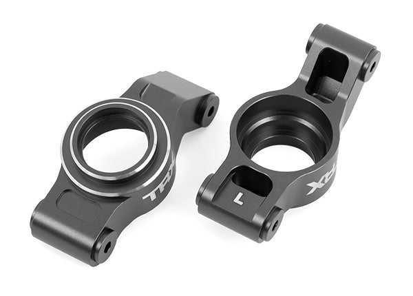 TRA7852-GRAY 7852-GRAY Aluminum Stub Axle Carriers, Left/Right, Gray