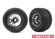 TRA7862X 7862X Gravix Belted Pre-Glued XRT Tires, Black Chrome (2)
