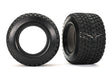 TRA7873 7873 Left & Right 7.4"x4.0" Tires w/ Foam Inserts (2)