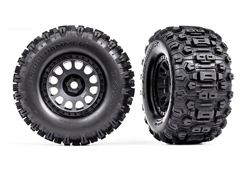 Traxxas 7876 Left & Right 8.4” Tires & Wheels