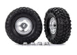 TRA8159 8159 2.2" x 5.3" Tires & Wheels (2), Satin Chrome
