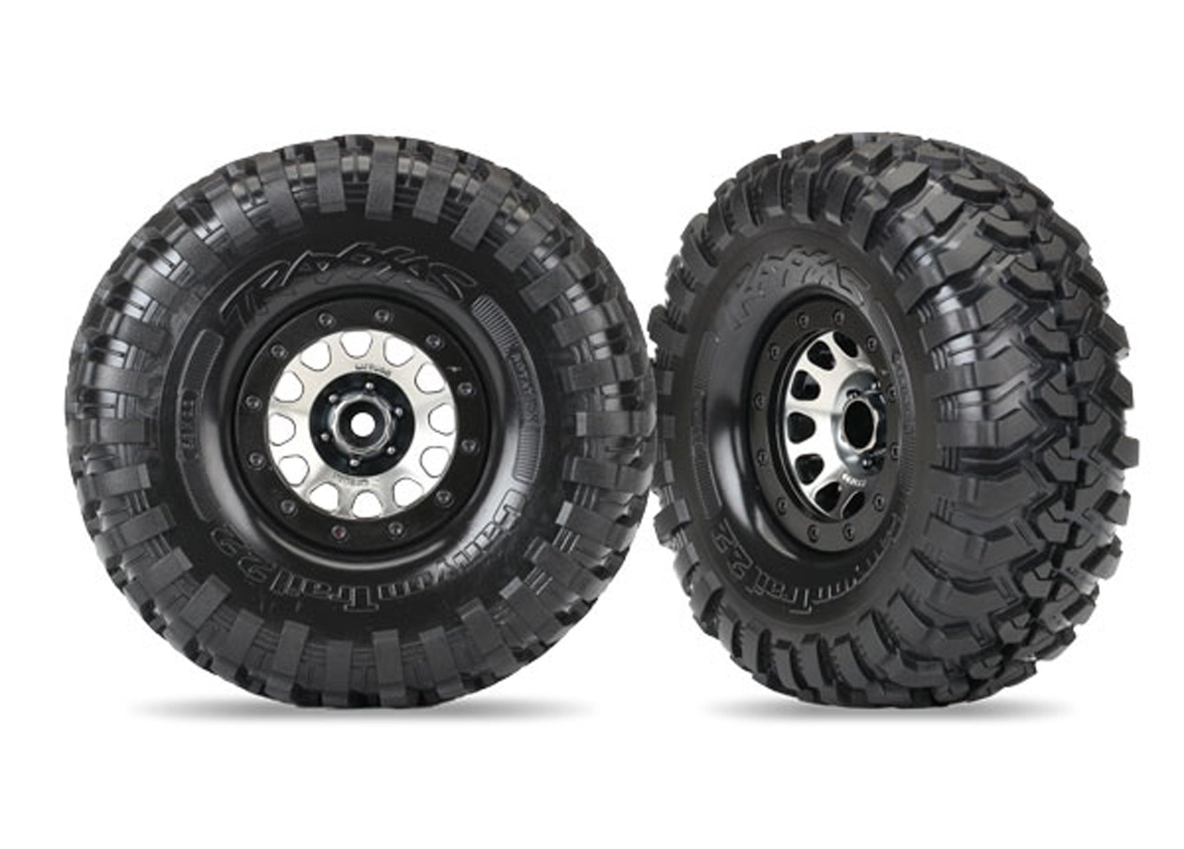 TRA8172 8172 Canyon Trail Tires, Method Wheels, Black Chrome