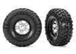 TRA8179X 8179X 1.9" x 4.6" Tires & Wheels (2), Satin Chrome