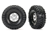 TRA8179X 8179X 1.9" x 4.6" Tires & Wheels (2), Satin Chrome