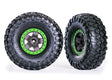 TRA8181-GRN 8181-GRN 5.3x2.2" Tires & 2.2" Wheels, Green (2)
