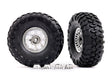 TRA8184 8184 2.2" x 5.3" Tires & Wheels (2), Classic Chrome