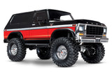 TRA82246-4-RED 82246-4-RED TRX-4 1979 Ford Bronco 1/10 4X4 Crawler RTR, Red