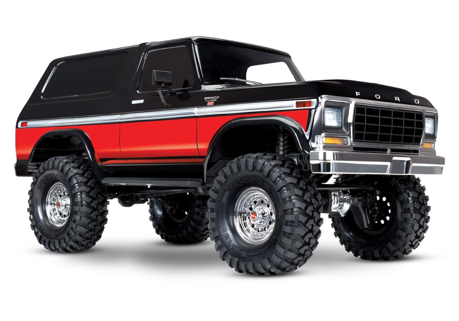 TRA82246-4-RED 82246-4-RED TRX-4 1979 Ford Bronco 1/10 4X4 Crawler RTR, Red