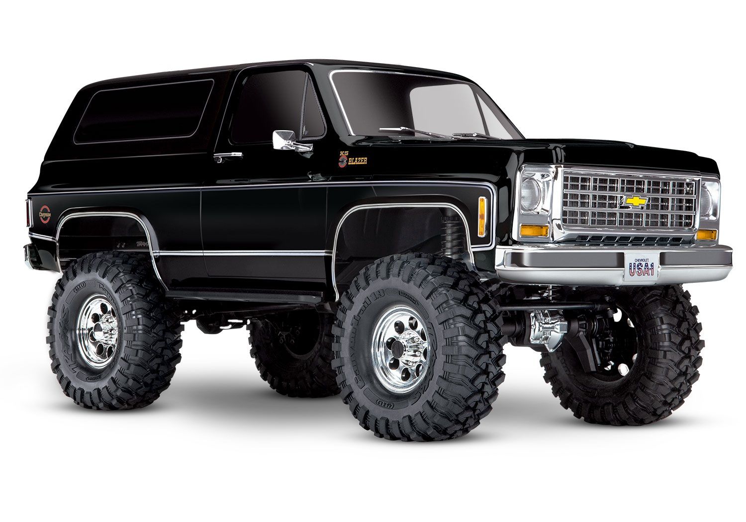 TRA82276-4-BLK 82276-4-BLK TRX-4 1979 Chevy Blazer 1/10 4X4 Crawler RTR, Black