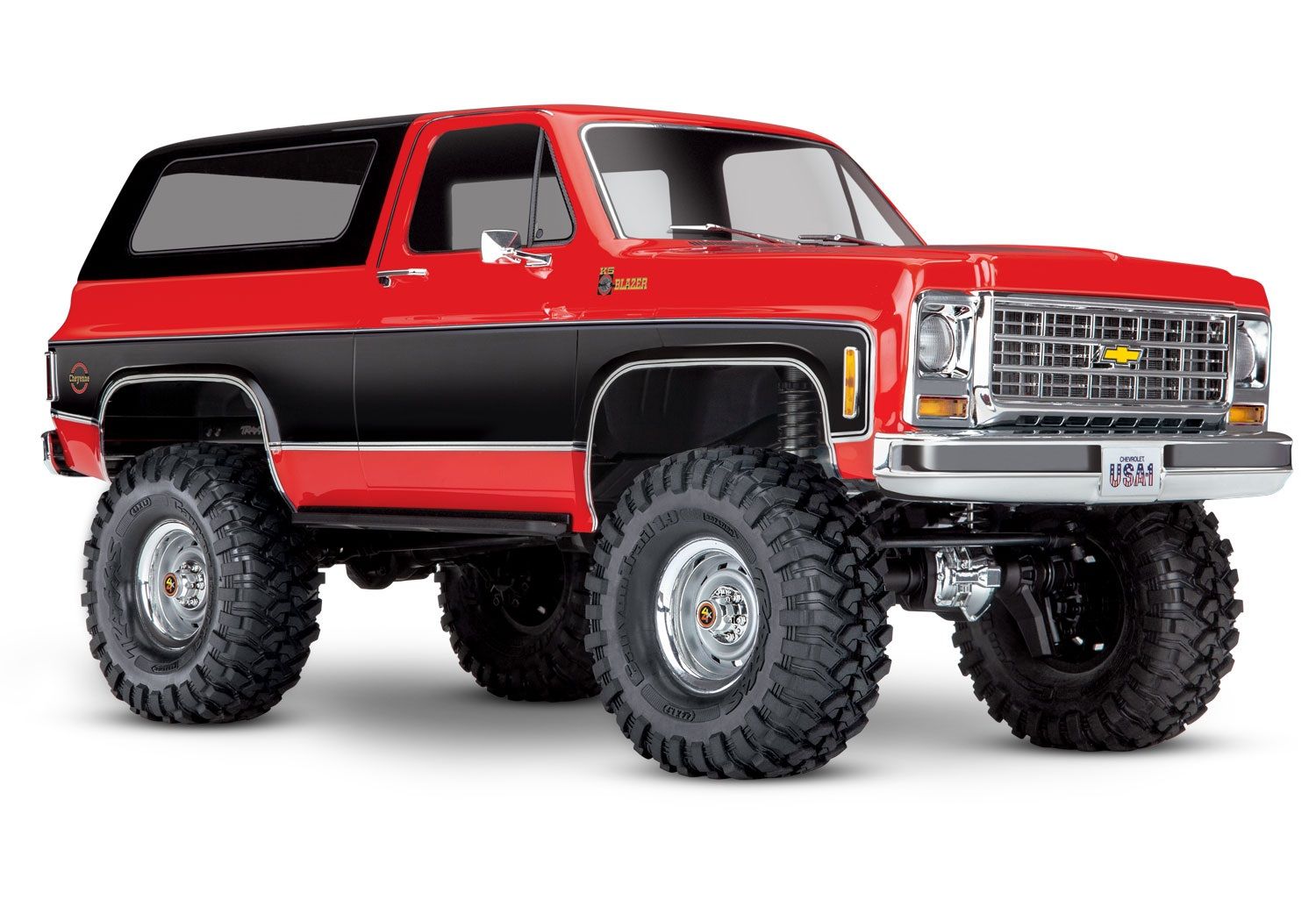 TRA82276-4-RED 82276-4-RED TRX-4 1979 Chevy Blazer 1/10 4X4 Crawler RTR, Red