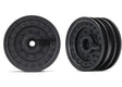 TRA8268 8268 Tactical 1.9" Wheels, 12mm Hex, Black
