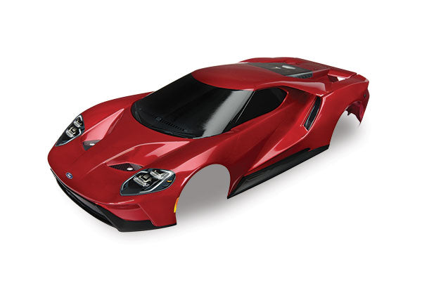 TRA8311R 8311R 4-Tec Ford GT Pre-Cut Body, Red