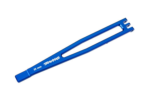 TRA8327-BLUE 8327-BLUE Aluminum Battery Hold-Down, Blue