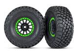 TRA8474-GRN 8474-GRN BFGoodrich Pre-Glued Tires on Method Race Wheels, Green (2)