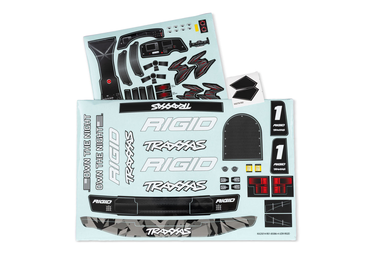 TRA8562 8562 Unlimited Desert Racer Rigid Edition Decal Sheets