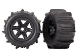 TRA8674 8674 Paddle Tires, 3.8" Black Wheels