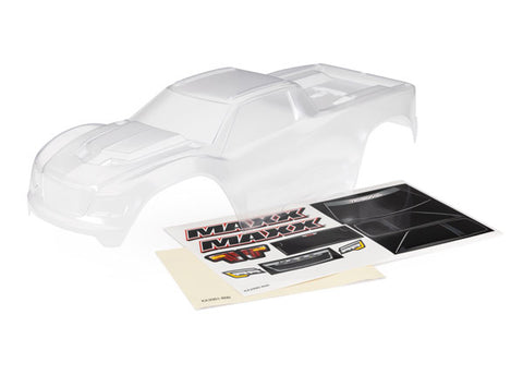 Traxxas 8918 Maxx Body for Extended Chassis, Clear/Unpainted