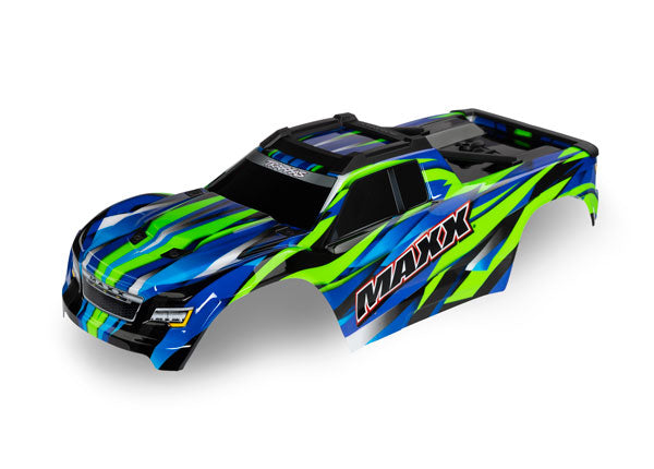 TRA8918G 8918G Maxx Body for Extended Chassis, Green