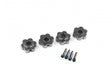 TRA8956-GRAY 8956-GRAY Aluminum Hex Wheel Hubs, Gray