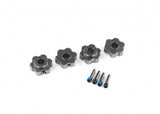 TRA8956-GRAY 8956-GRAY Aluminum Hex Wheel Hubs, Gray
