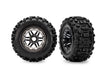 TRA8972-BLKCR 8972-BLKCR Maxx 2.8" Sledgehammer Pre-Glued Tires, Black Chrome (2)