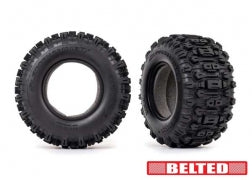 Traxxas 8975 Sledgehammer Belted 2.9/3.8" Pre-Glued Tires & Inserts (2)