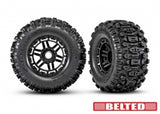 TRA8979 8979 Sledgehammer Belted Pre-Glued Maxx Tires, Black (2)