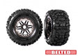 TRA8979A 8979A Sledgehammer Belted Pre-Glued Maxx Tires, Black Chrome (2)