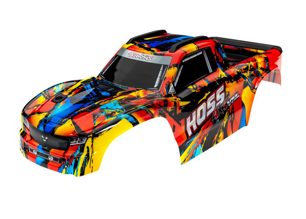TRA9011R 9011R Hoss 4X4 VXL Body, Solar Flare
