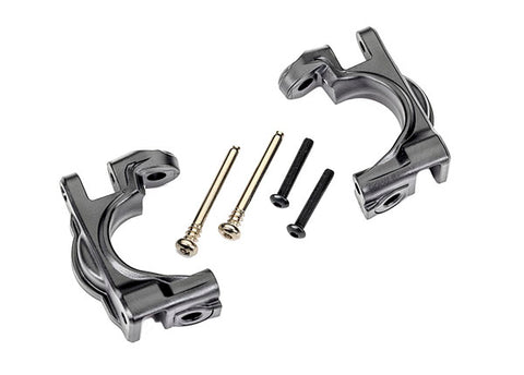 Traxxas 9032-GRAY L&R Extreme Heavy Duy Caster Blocks, Gray