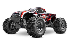 TRA90376-4-RED 90376-4-RED Stampede 4X4 VXL 1/10 Monster Truck RTR, Red