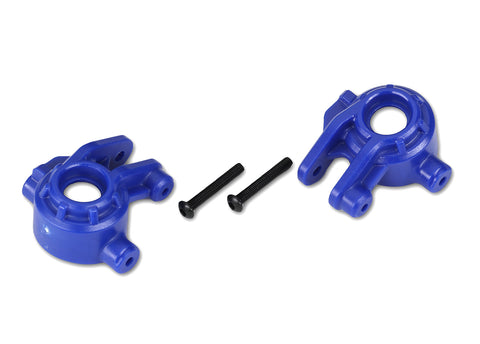Traxxas 9037X Left and Right Steering Blocks, Blue