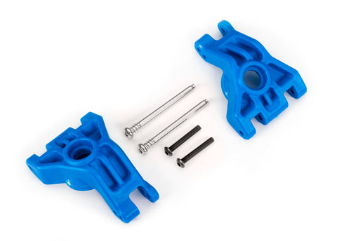 Traxxas 9050X Left and Right Stub Axle Carriers, Blue