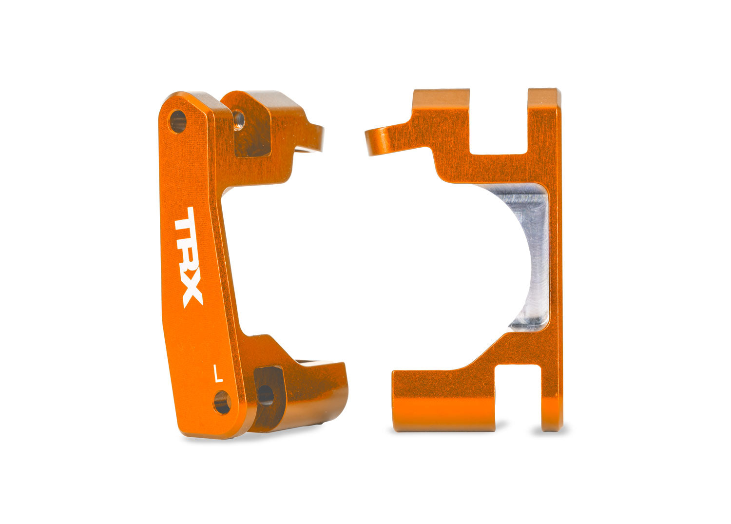 TRA9063-ORNG 9063-ORNG Aluminum Caster Blocks, Left & Right, Orange