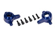 TRA9064-BLUE 9064-BLUE Aluminum Steering Blocks, Left & Right, Blue