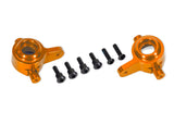 TRA9064-ORNG 9064-ORNG Aluminum Steering Blocks, Left & Right, Orange