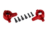 TRA9064-RED 9064-RED Aluminum Steering Blocks, Left & Right, Red
