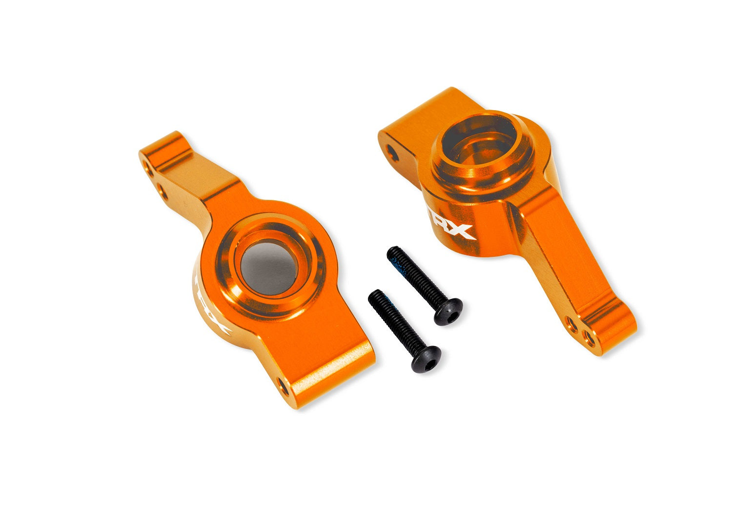 TRA9065-ORNG 9065-ORNG Aluminum Stub Axle Carriers, Left & Right, Orange