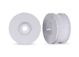 TRA9070-WHT 9070-WHT Dished Wheels, 3in, White (2)