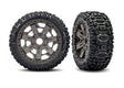 TRA9071-GRAY 9071-GRAY Jato 4X4 Sledgehammer Low-Profile Pre-Glued Tires, Gray (2)