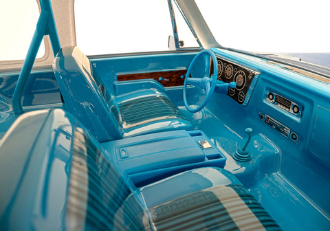 Traxxas 9114-BLUE 1969-1972 Chevrolet Blazer Body Interior, Blue