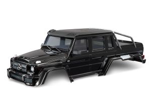 TRA9129-BLK 9129-BLK TRX-6 Mercedes G63 6X6 Complete Clipess Body, Black