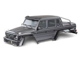 TRA9129-SLVR 9129-SLVR TRX-6 Mercedes G63 6X6 Complete Clipess Body, Silver