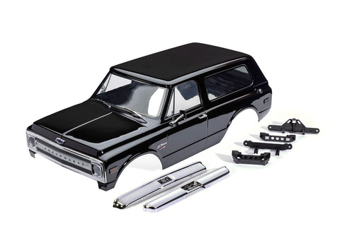Traxxas 9131-BLK 1969 Chevrolet Blazer Body w/ Clipless Mounting, Black