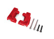 TRA9135-RED 9135-RED Extreme Heavy Duty Caster Blocks, Red
