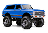 TRA92086-4-BLUE 92086-4 TRX-4 1972 Chevy K5 Blazer 1/10 4X4 Crawler RTR, Blue