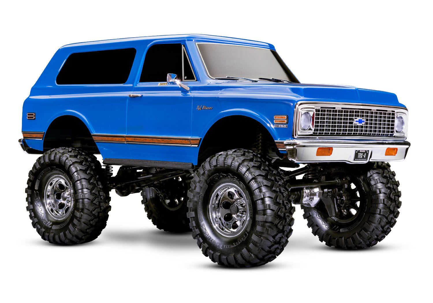 TRA92086-4-BLUE 92086-4 TRX-4 1972 Chevy K5 Blazer 1/10 4X4 Crawler RTR, Blue