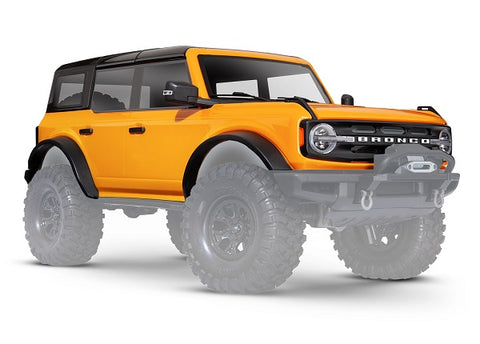 Traxxas 9211X 2021 Ford Bronco Body, Complete, Cyber Orange